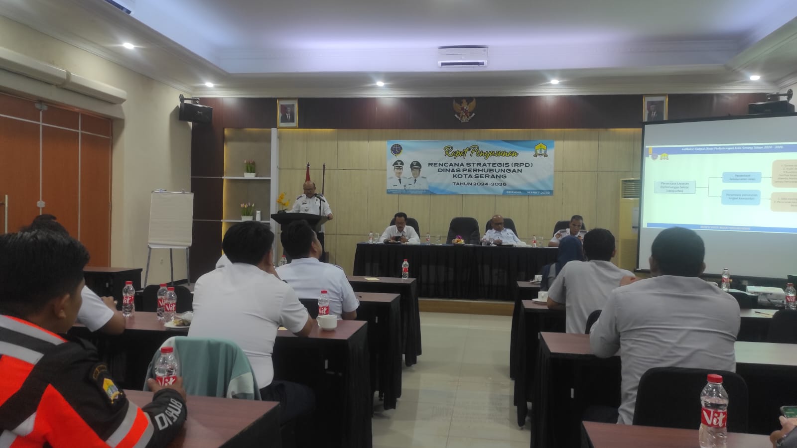 Rapat rencana Strategis Pembangunan Dinas Perhubungan Kota Serang
