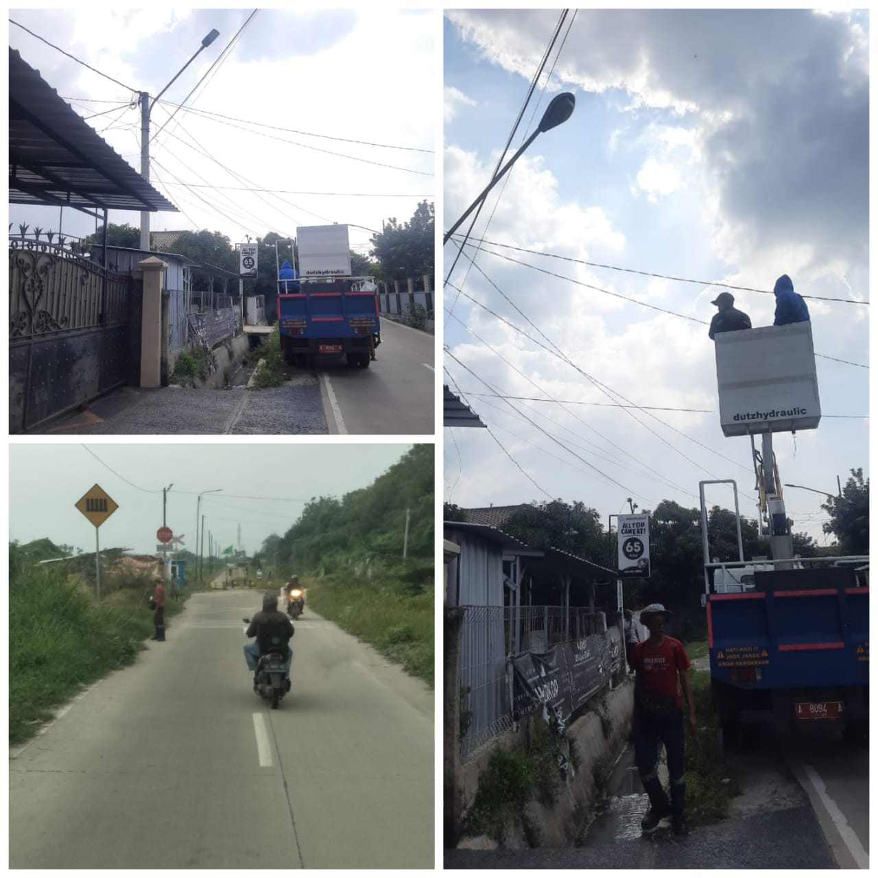 Kegiatan penerangan jalan umumPJUDinas Perhubungan Kota Serang