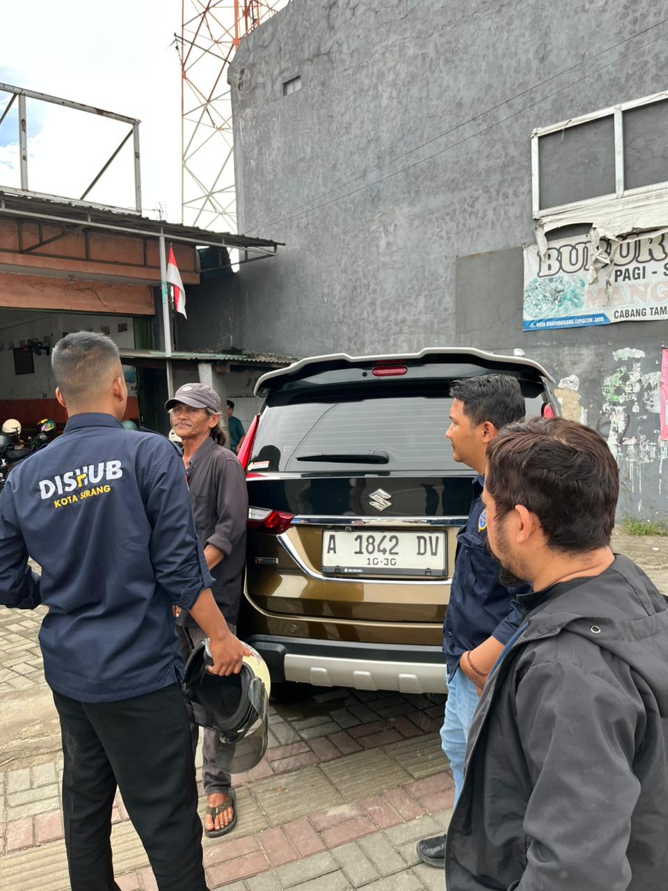 Kegiatan UPTD Parkir Dinas Perhubungan Kota Serang Penertiban jukir liar