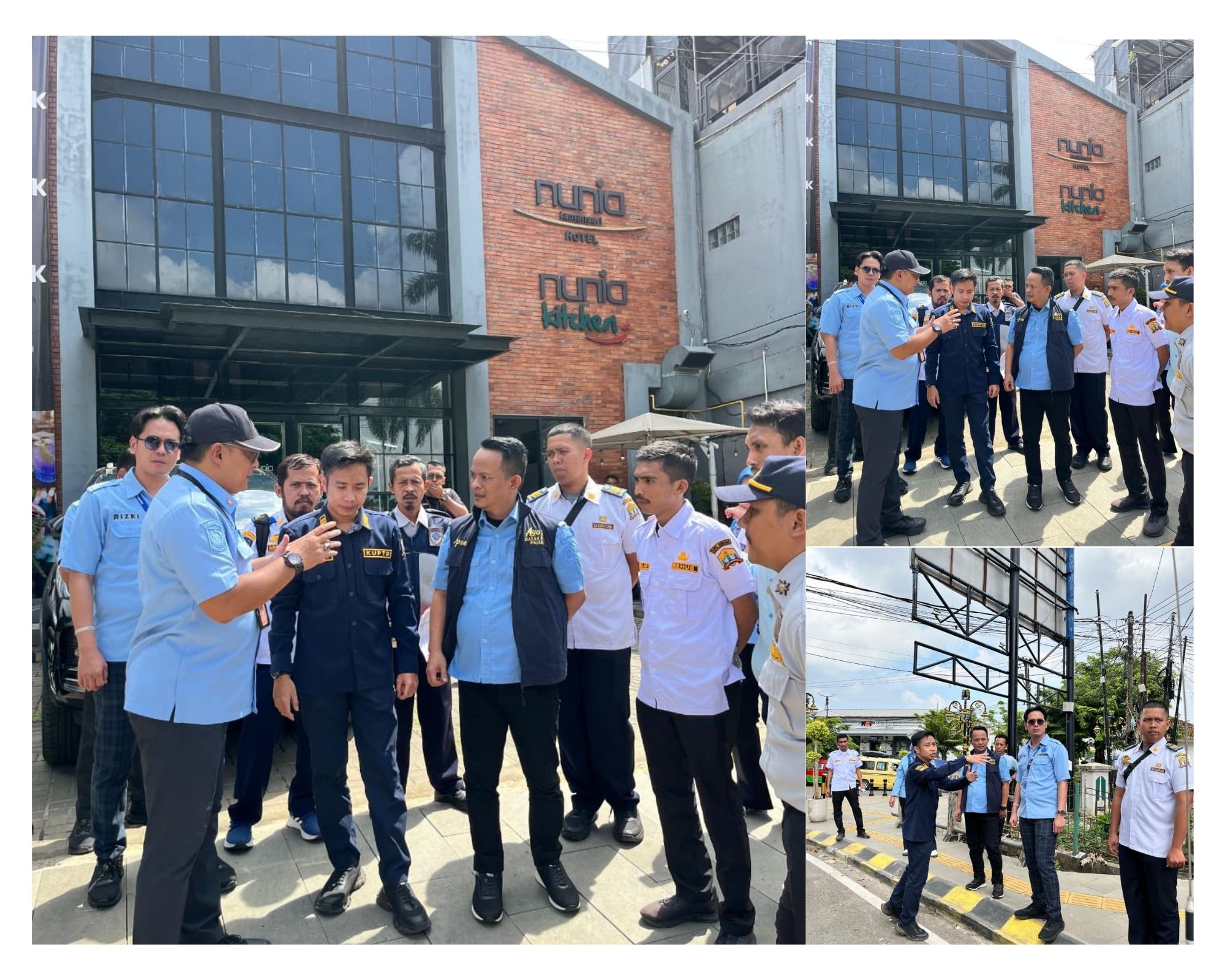 Kegiatan UPTD Parkir dinas Perhubungan Kota Serang Kegiatan uji potensi di seputaran taman sari bersama bapenda