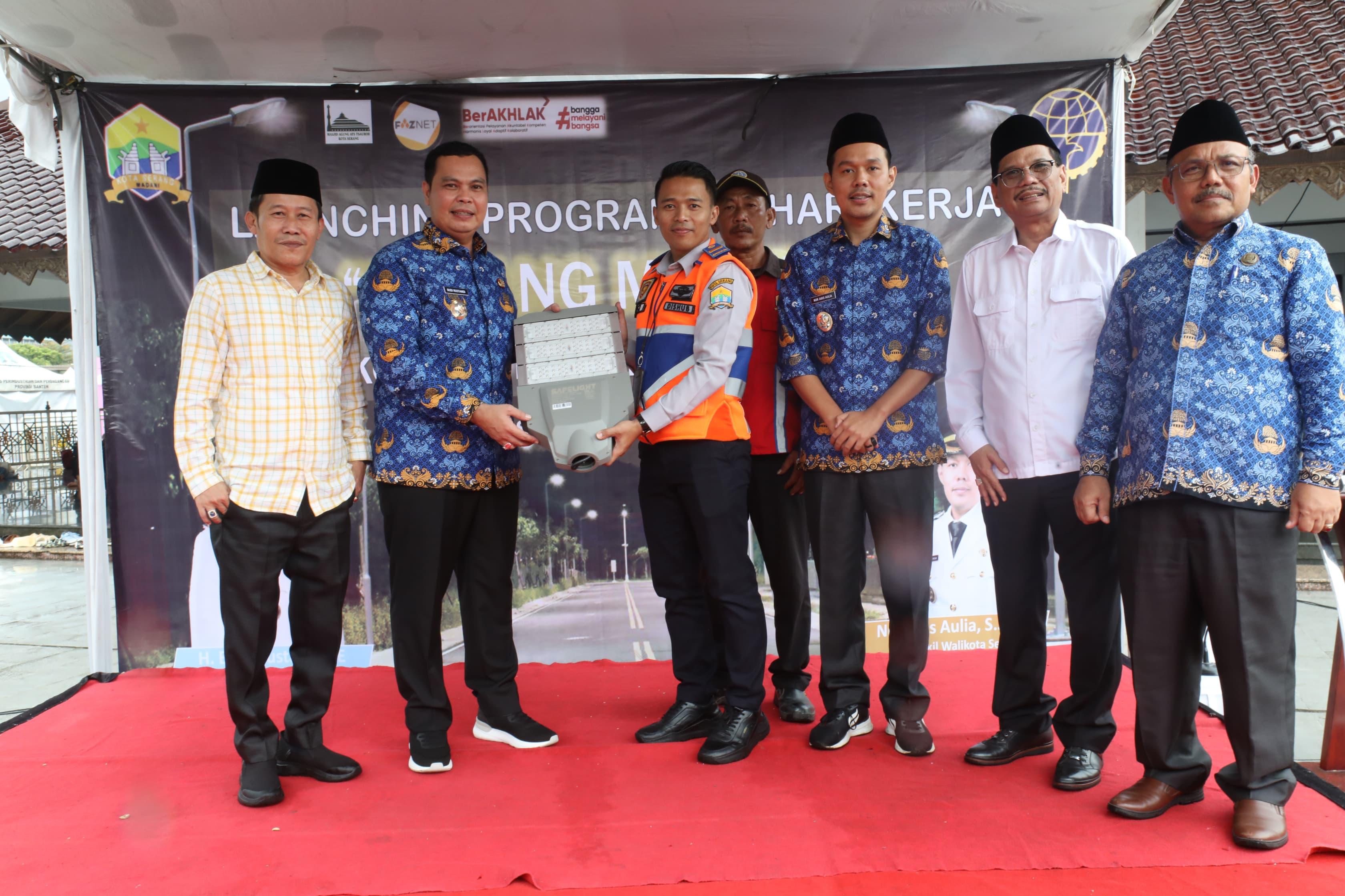 Kegiatan Launching program 100 hari kerja Walikota dan Wakil walikota Serang SERANG MENYALA