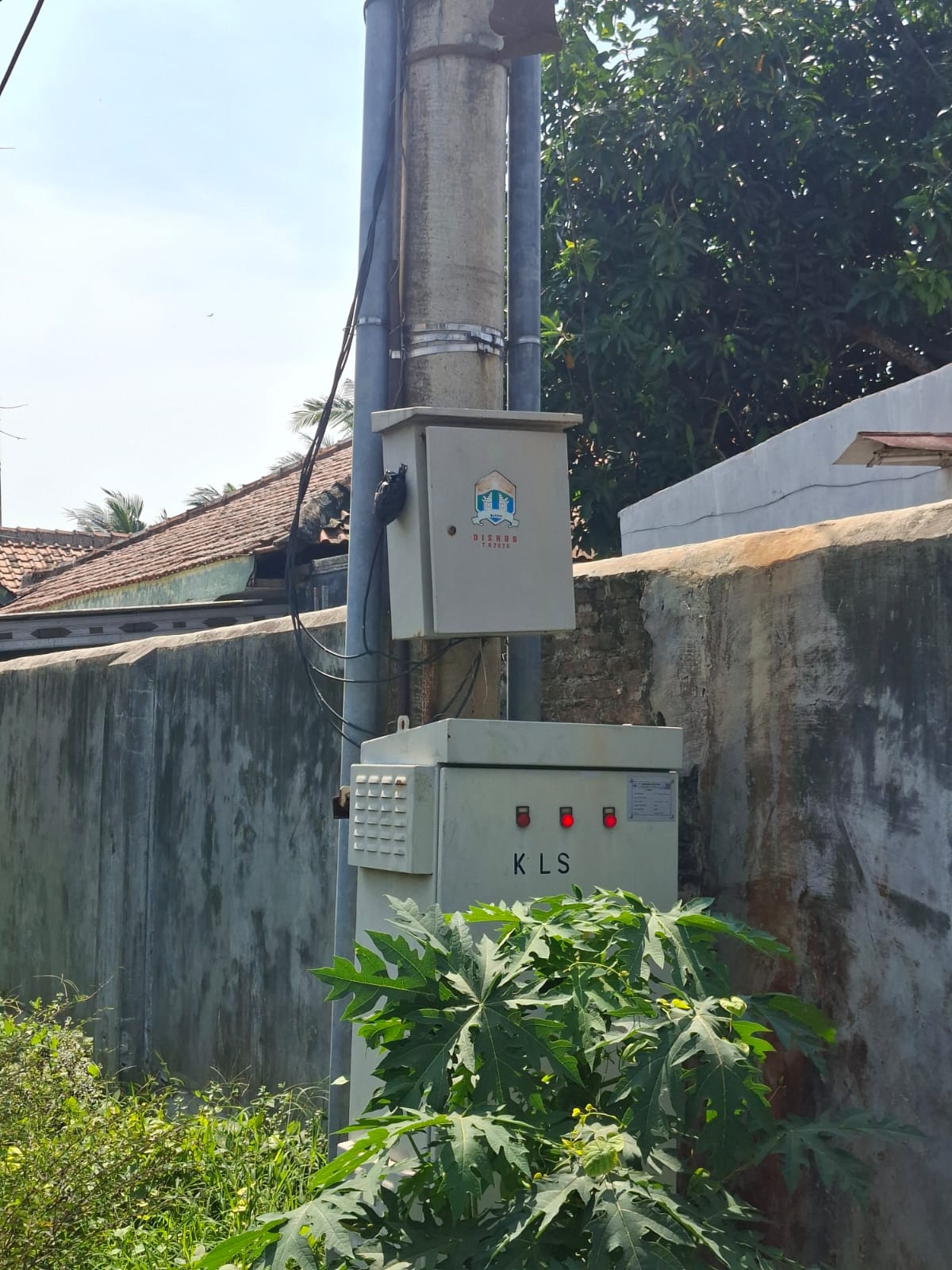 Kegiatan  Pengecekan Panel Lampu Penerangan Jalan Umum(PJU) Dinas Perhubungan Kota Serang