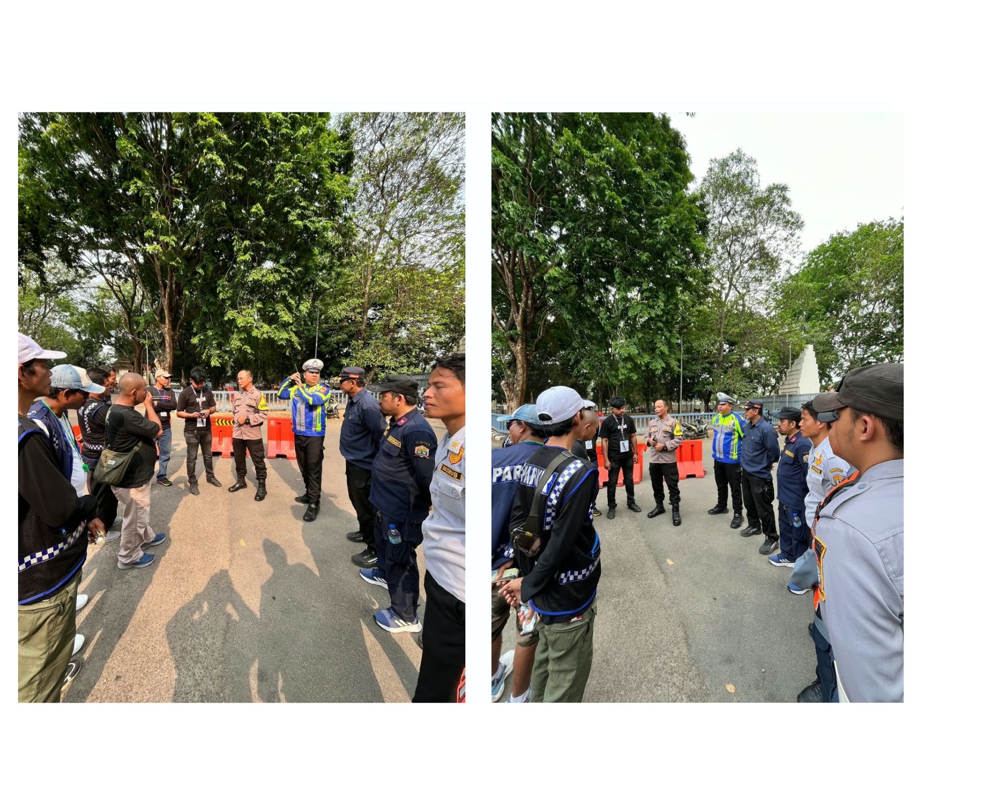 kegiatan UPTD parkir Dinas Perhubungan Kota Serang Kegiatan pengawasan parkir boom fest lokasi  stadion maulana yusuf