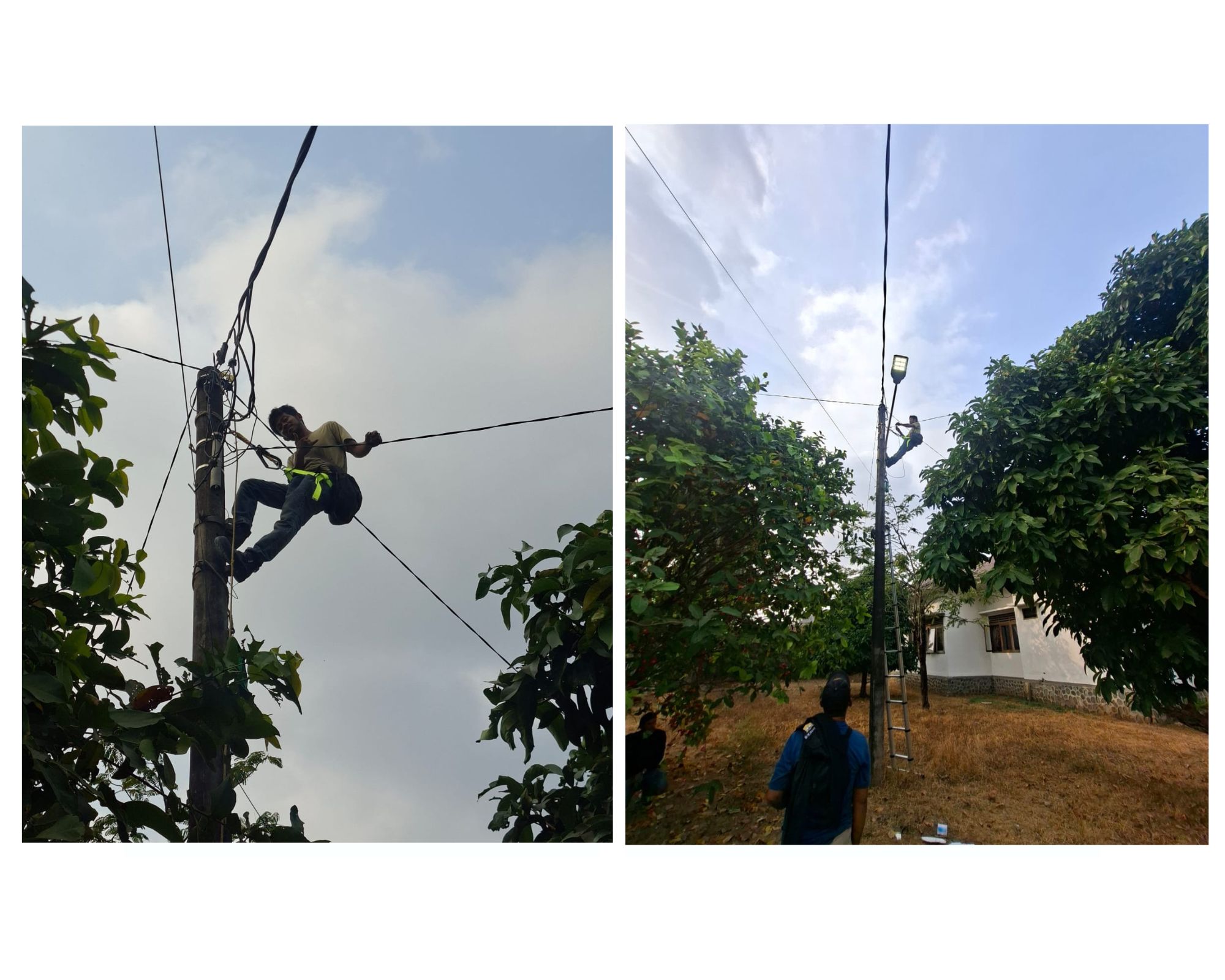 Kegiatan Penerangan jalan umum(PJU)Dinas Perhubungan Kota Serang Pergantian lampu 1 titik di kp. Kahuripan sempu