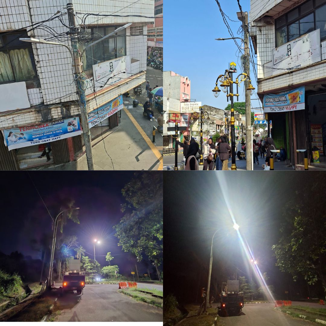 Kegiatan Penerangan jalan umum(PJU) Dinas Perhubungan Kota Serang Pemasangan lampu 2 titik di royal baru dan pergantian lampu 4 titik baru Lokasi KSB