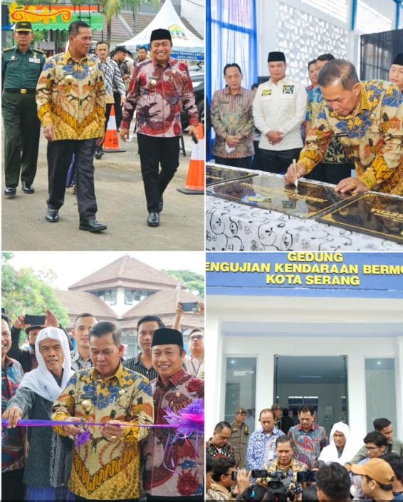 Peresmian Gedung Pengujian Kendaraan Bermotor PKB kota serang