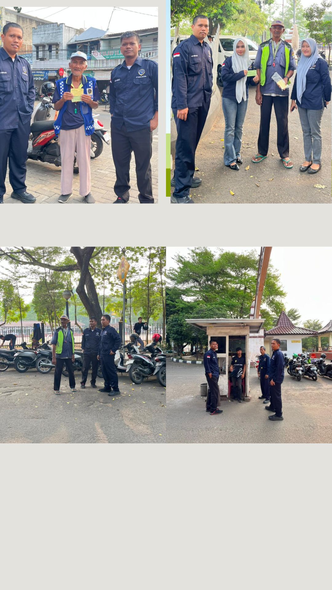 Kegiatan Pengawasan karcis dan jukir dinas Perhubungan Kota Serang di area taman sari, gor alun alun dan patung alun alun