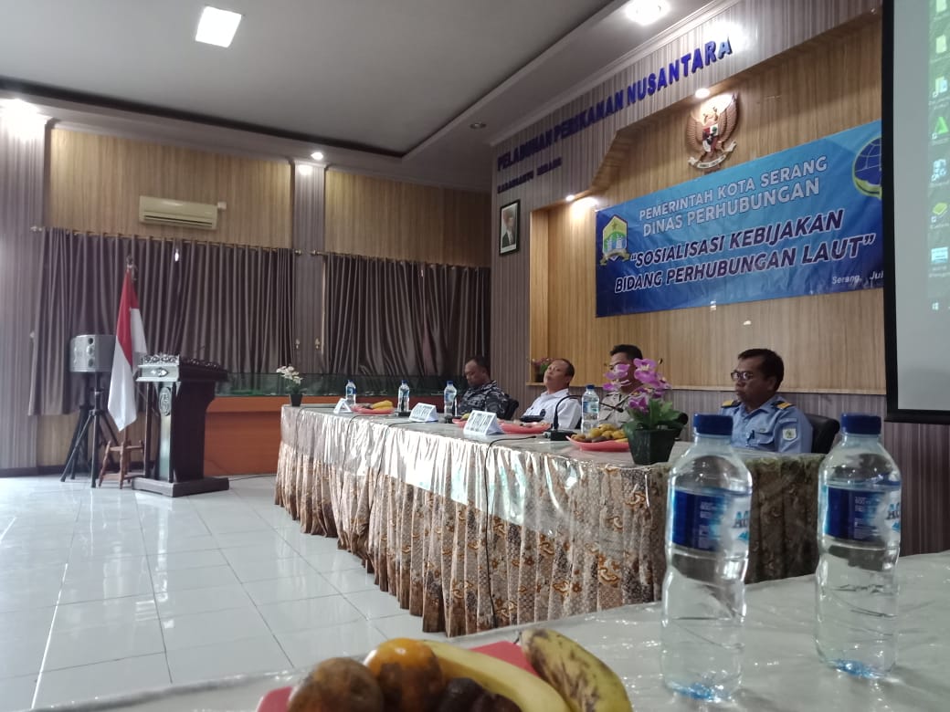 SOSIALISASI KEBIJAKAN PERHUBUNGAN LAUT @Aula PPN Karangantu